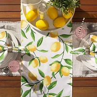 Design Imports Lemon Bliss Print Outdoor 6-pc. Napkins