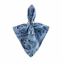 Design Imports Blue Paisley Print Outdoor 6-pc. Napkins