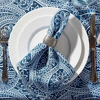 Design Imports Blue Paisley Print Outdoor 6-pc. Napkins