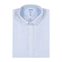 IZOD Mens Slim Fit Easy Care Wrinkle Free Long Sleeve Dress Shirt