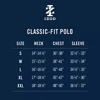 IZOD Advantage Performance Mens Regular Fit Short Sleeve Polo Shirt