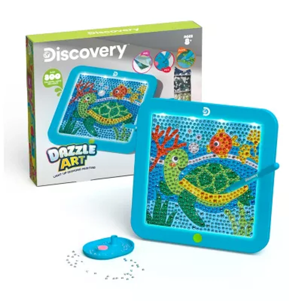 Discovery Kids Dazzle Art Light-Up Diamond Painting Kit