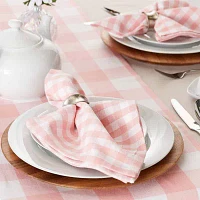 Design Imports /White Gingham -pc. Napkins