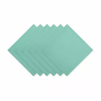 Design Imports Light Aqua Solid 6-pc. Napkins