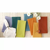 Design Imports Stonewash Blue Solid 6-pc. Napkins