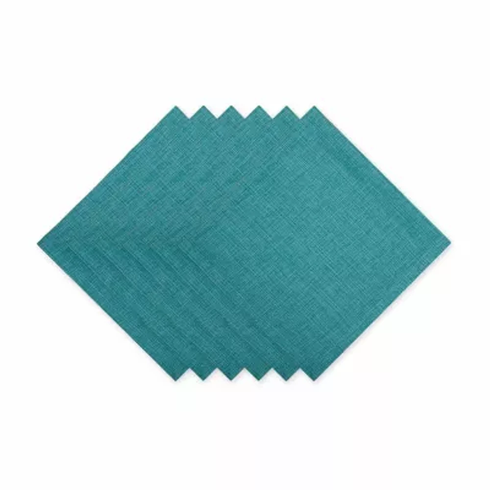 Design Imports Teal Variegated 6-pc. Napkins