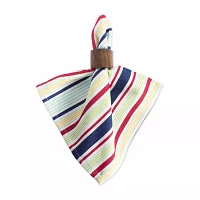 Design Imports Basic Primary Saturated Stripe 6-pc. Napkins