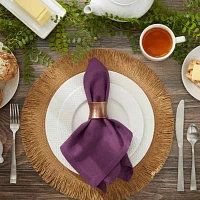 Design Imports Eggplant Solid 6-pc. Napkins