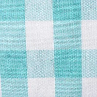 Design Imports Aqua/White Checkers 6-pc. Napkins