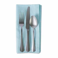 Design Imports Aqua Solid Chambray 6-pc. Napkins