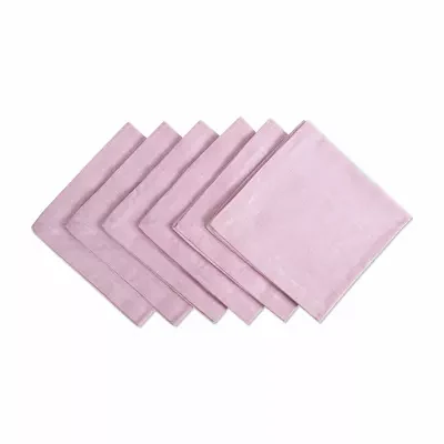 Design Imports Rose Solid Chambray 6-pc. Napkins