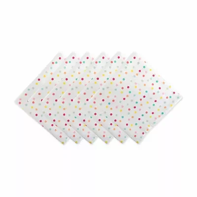 Design Imports Multi Polka Dots Print 6-pc. Napkins