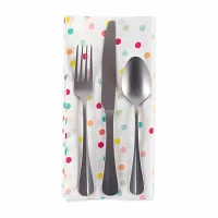 Design Imports Multi Polka Dots Print 6-pc. Napkins