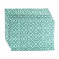 Design Imports Aqua Lattice 6-pc. Placemats