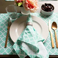 Design Imports Aqua Lattice 6-pc. Placemats