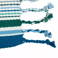 Design Imports Tidal Stripe Fringed 6-pc. Placemats