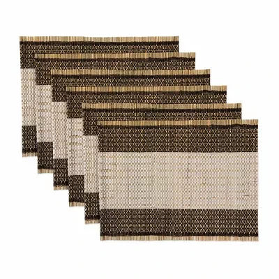 Design Imports Urban Oasis Reed 6-pc. Placemats