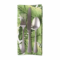 Design Imports Banana Leaf Print 6-pc. Napkins