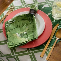 Design Imports Banana Leaf Print 6-pc. Napkins