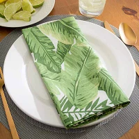 Design Imports Banana Leaf Print 6-pc. Napkins