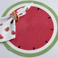 Design Imports Summer Day Watermelon 6-pc. Placemats