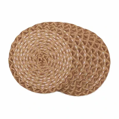 Design Imports Natural Dahlia Woven Polyester 6-pc. Placemat
