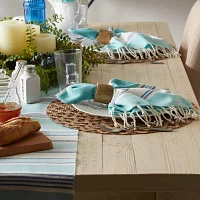 Design Imports Natural Dahlia Woven Polyester 6-pc. Placemat