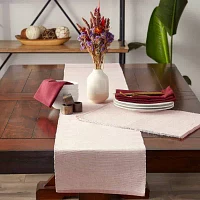 Design Imports Pale Mauve Eco-Friendly Chambray Fine Ribbed 6-pc. Placemats