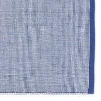 Design Imports French Blue Eco-Friendly Chambray Fine Ribbed 6-pc. Placemats