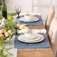 Design Imports Stonewash Blue Ribbed 6-pc. Placemats