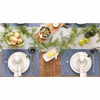 Design Imports Stonewash Blue Ribbed 6-pc. Placemats