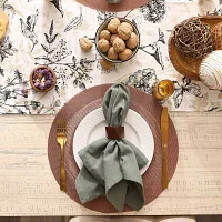 Design Imports Cinnamon  Pvc Doubleframe 6-pc. Placemats