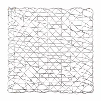 Design Imports Silver Woven Paper Square 6-pc. Placemats