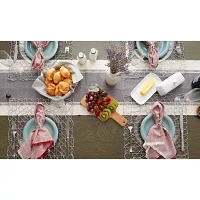 Design Imports Silver Woven Paper Square 6-pc. Placemats