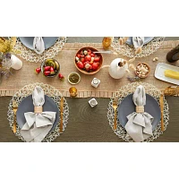 Design Imports Off-White Woven Paper 6-pc. Placemats