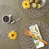 Design Imports Gray Woven Paper 6-pc. Placemats