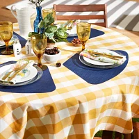 Design Imports Nautical Blue Solid  Table 6-pc. Placemats