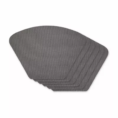 Design Imports Gray Solid  Table 6-pc. Placemats