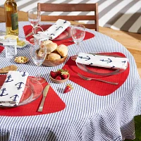 Design Imports Tango Red Solid  Table 6-pc. Placemats