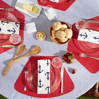 Design Imports Tango Red Solid  Table 6-pc. Placemats