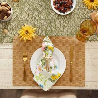 Design Imports Natural Basketweave Rectangle Woven 4-pc. Placemats