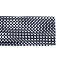 Design Imports Nautical Blue Lattice Table Runners