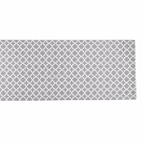 Design Imports Gray Lattice Table Runner