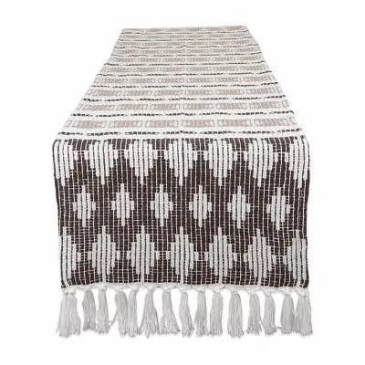 Design Imports Colby Southwest Dark Brown/Stone Table Runners