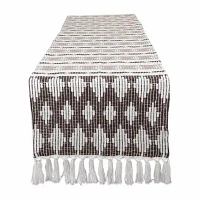 Design Imports Colby Southwest Dark Brown/Stone Table Runners