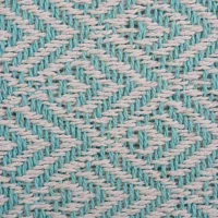 Design Imports Aqua Diamond Table Runners