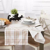 Design Imports Stone Farm To Table Check Table Runners