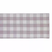 Design Imports Dusty Lilac Buffalo Check Table Runners