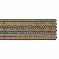 Design Imports Mineral Aztec Print On Natural Jute Table Runners