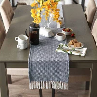 Design Imports French Blue Woven Table Runners